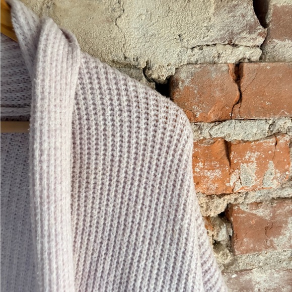 Aerie Ballerina Pink Chunky Knit Oversized Cardigan Sweater - Picture 4 of 4